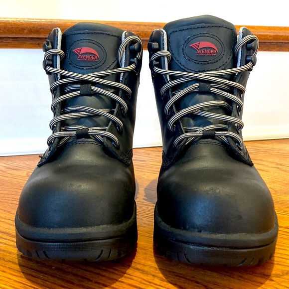 AVENGER Work Boots Reflex LIKE NEW CONDITION! Sz 7 Women’s M, With SAFETY TOECAP - Picture 2 of 13